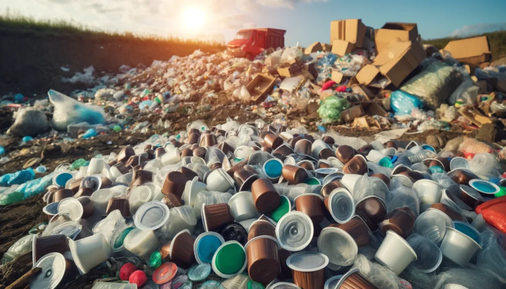 Coffee Pods in Landfill